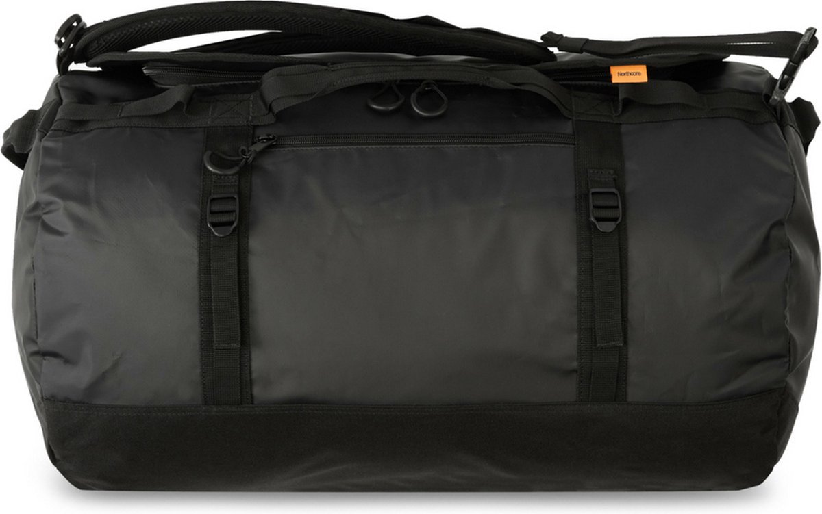 2025 Northcore Duffeltas 110L - Black / Oranje