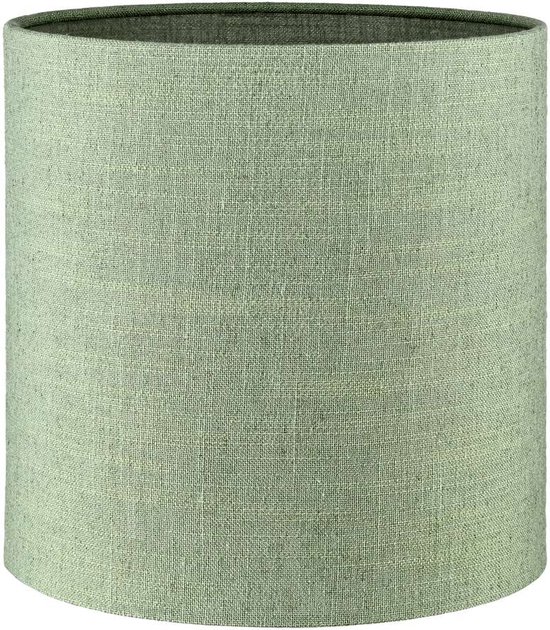 Abat-jour Cylindre - 20x20x25cm - Oslo lin menthe