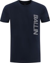 Ballin Amsterdam - Heren Regular fit T-shirts Crewneck SS - Navy - Maat S