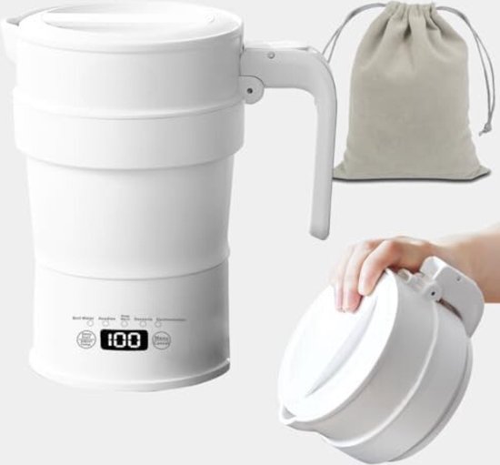 Opvouwbare Waterkoker - 0,7L - 1000W - Wit