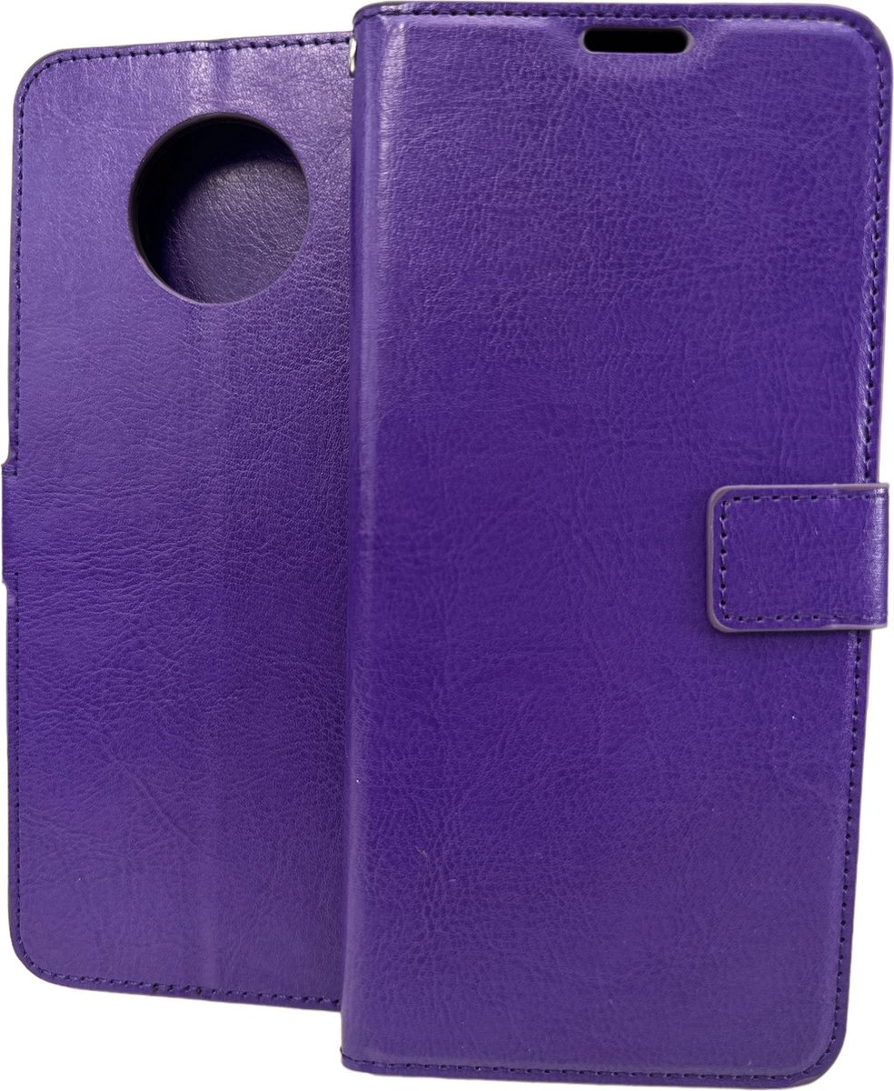 Portemonnee Book Case Hoesje Geschikt voor: Nokia G50 - Paars