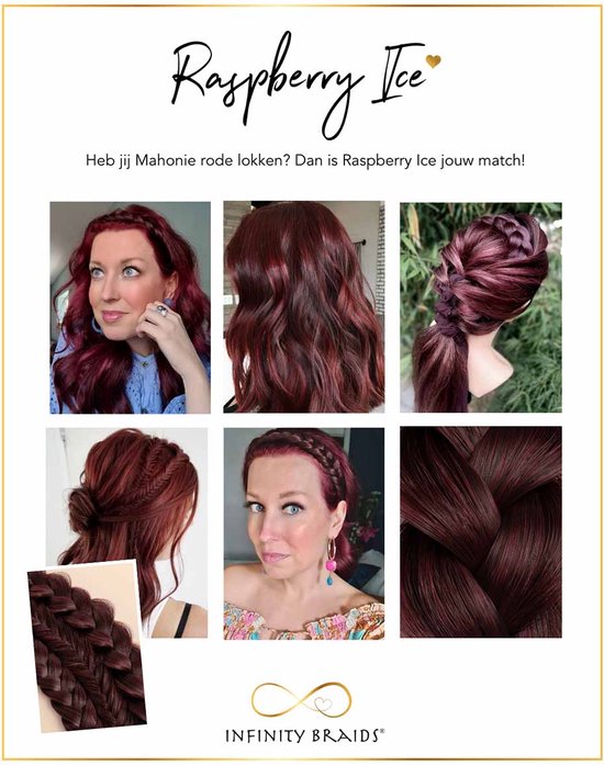 Tresses Infinity - Jolie Glace Framboise