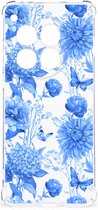 Case voor OnePlus 12 Flowers Blue