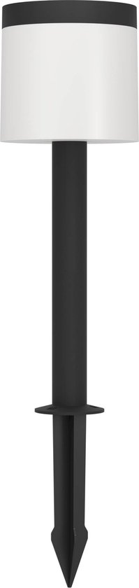 EGLO Grondspies Voor Buitenlamp – Gegalvaniseerd Metaal – Geschikt Voor Palen En Grond – Met Kabeldoorvoer – Diameter 20 Cm