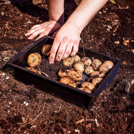 Ceder tuinzeef voor compost, vuil en potgrond, gemaakt in de VS, duurzame ceder - heavy duty roestvrijstalen rooster (kruiwagen