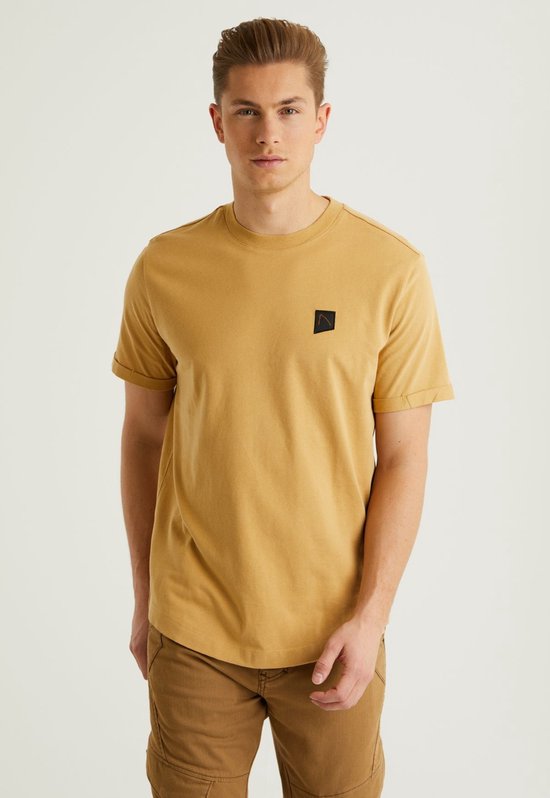 Chasin' T-shirt Eenvoudig T-shirt Brody Geel Maat M