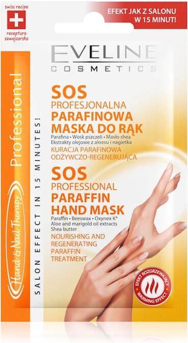 Eveline Cosmetics Hand & Nail Therapy SOS Professional Paraffin Hand Mask 7ml.