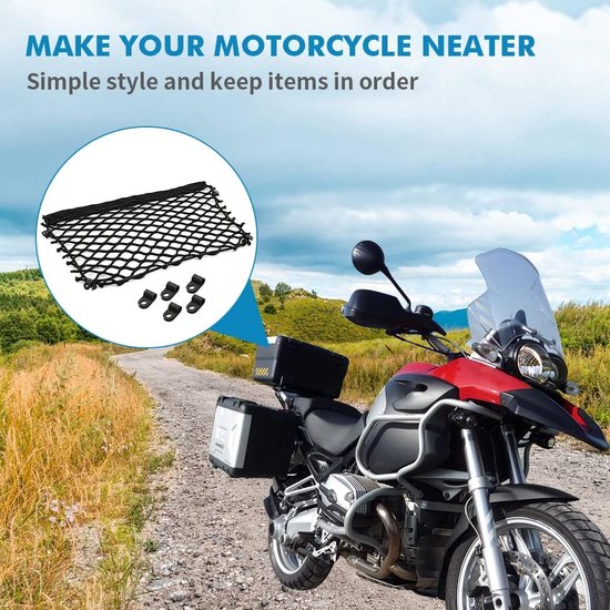Ergotech S.r.l. Bagagenet voor auto, verstelbaar (95/115 x 75/100