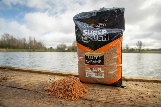 Sonubaits Super Crush Salted Caramel Groundbait - lokvoer - 2000 gram — afbeelding 4