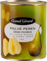 Grand Gérard Halve peren op lichte siroop 6 blikken x 820 gram