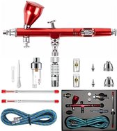 Velox Airbrush Set - Airbrush Set Met Compressor - Airbrush Pistool - Airbrush Cleaner - Airbrush Set Compleet