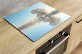Inductiebeschermer - Cold Morning - 89x52 cm - Inductiebeschermer - Inductie Afdekplaat Kookplaat - Inductie Mat - Anti-Slip - Keuken Decoratie - Keuken Accessoires