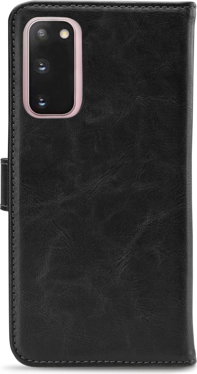 My Style Telefoonhoesje geschikt voor Samsung Galaxy S20 Hoesje | My Style Flex Wallet Bookcase Portemonnee | Pasjeshouder voor 3 Pasjes | Telefoonhoesje voor Pinpas / OV Kaart / Rijbewijs - Zwart