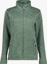 Kjelvik dames outfoor fleece vest groen - Maat L