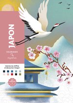 Coloriages Mystères Japon - Kleuren op nummer kleurboek - Hachette heroes - Kleurboek voor volwassenen