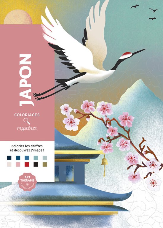 Disney Coloriages Mystères Japon - Kleuren op nummer kleurboek - Hachette heroes - Kleurboek voor volwassenen