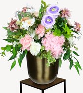 Bouquet artificiel - Whisper From Paradise - Modèle de table - Ø40cm - Fleurs en soie - Bouquet en soie - Ø40cm