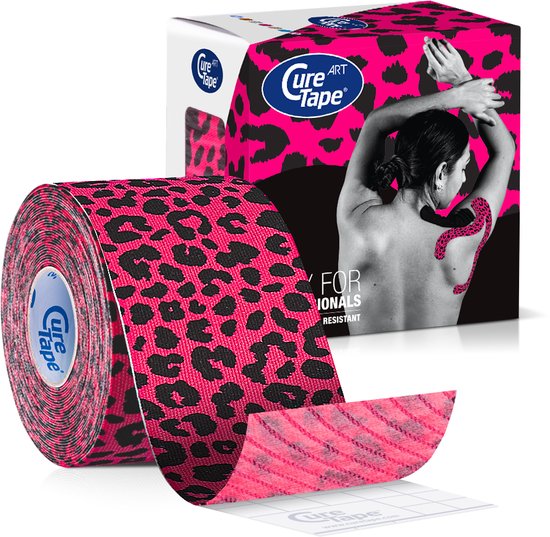 CureTape® Art - Leopard - Kinesiotape - Unieke drukprocedé - 5cm x 5m