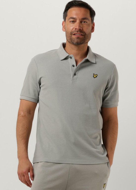 Lyle & Scott Milano Trim Polo Shirt Polo's & T-shirts Heren - Polo shirt - Grijs - Maat XS