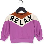 Retour Laura Truien & Vesten Meisjes - Sweater - Hoodie - Vest- Roze - Maat 98