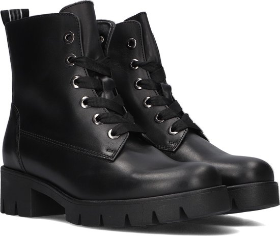 Gabor Zwarte Gesloten Booties Enkellaarzen Vrouwen Black Dames