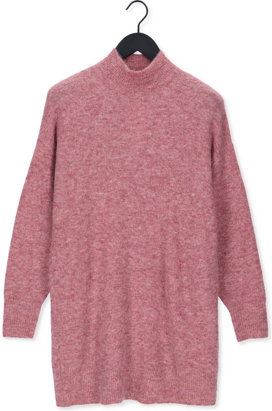 Object Nete High Neck Tunic Truien & vesten Dames - Sweater - Hoodie - Vest- Roze - Maat XL