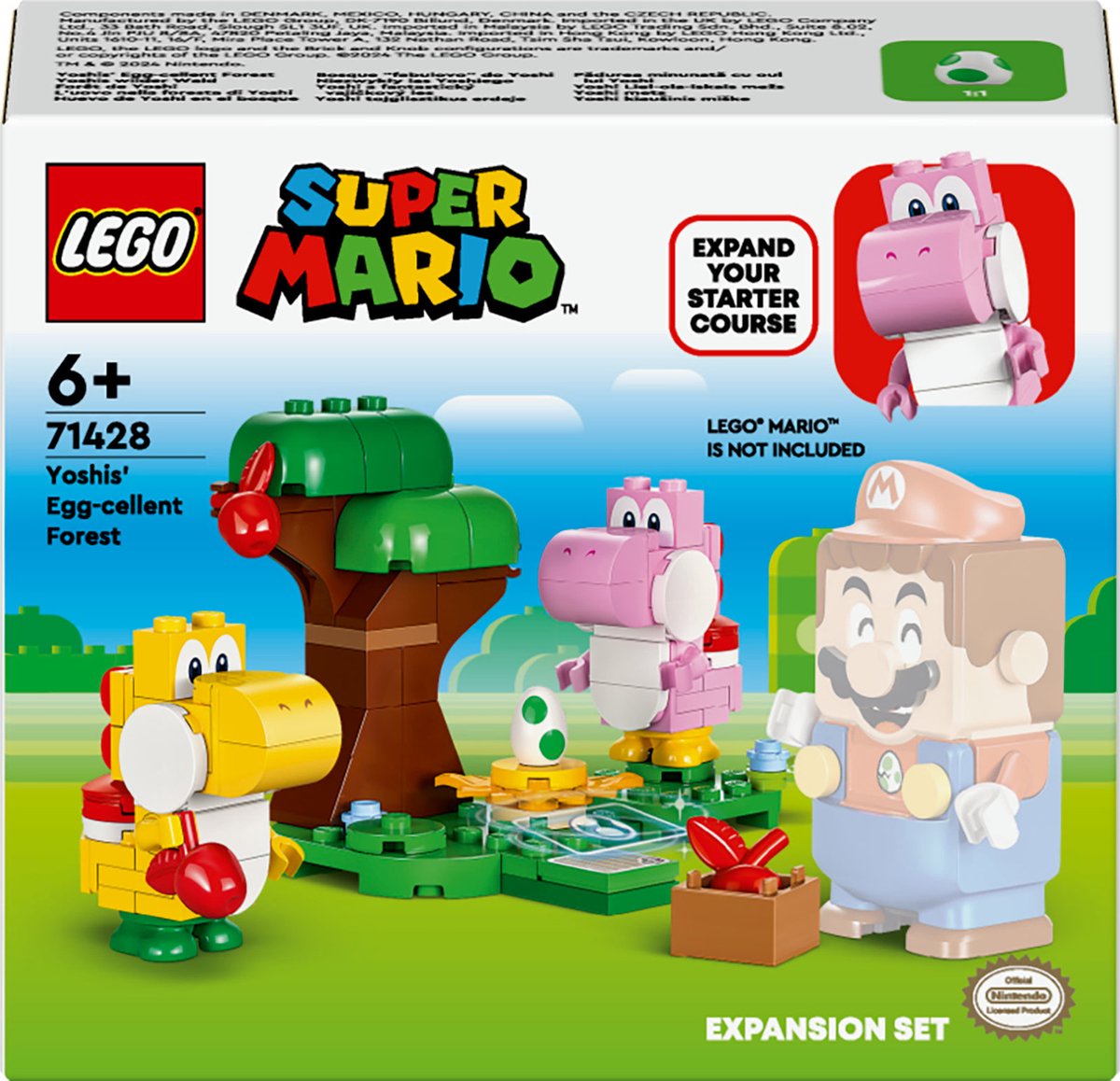 LEGO Super Mario Uitbreidingsset: Yoshi's eigenaardige woud - 71428 - LEGO