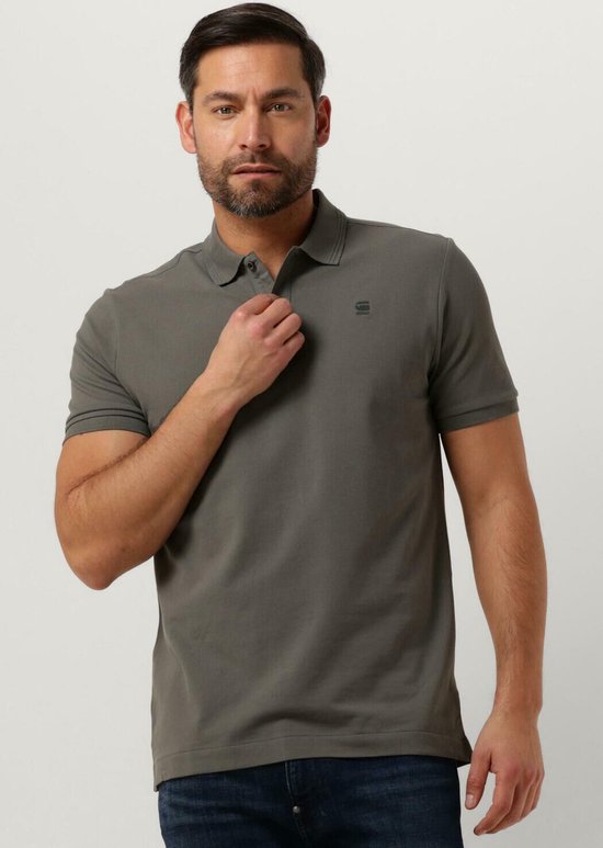 G-Star Raw Dunda Slim Polo S/s Polo's & T-shirts Heren - Polo shirt - Taupe - Maat XL