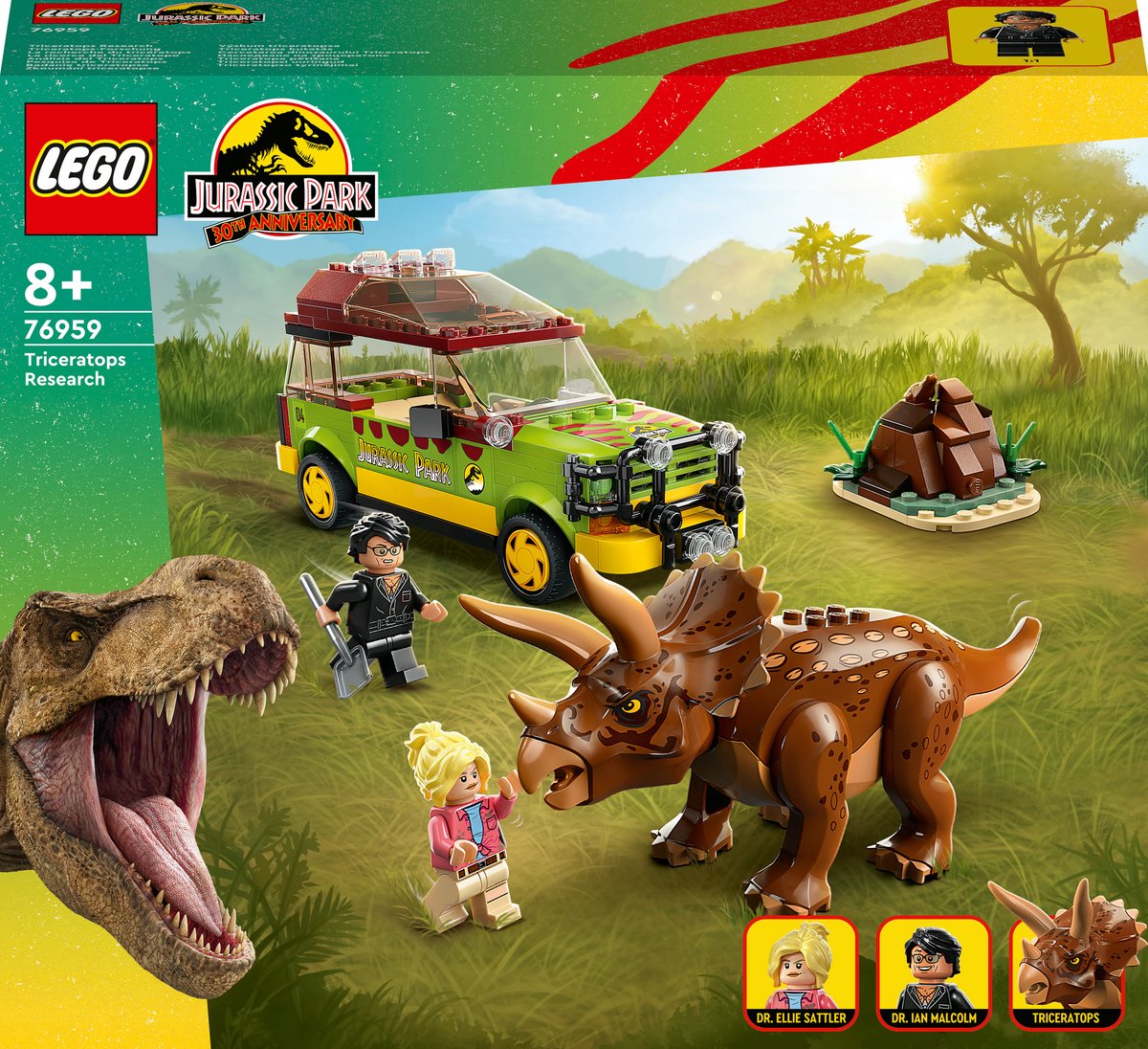 LEGO J.W. Triceratops-Forschung constructiespeelgoed