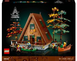 LEGO Ideas A-Frame Boshut Modelbouw Set - 21338 Image