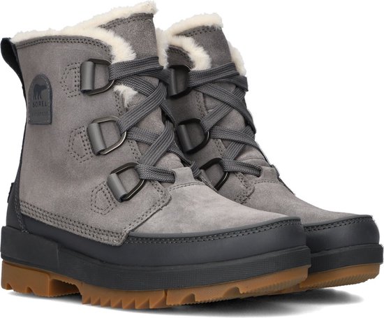 Sorel Torino Ii Wp Veterboots - Laarzen Met Veters - Dames - Grijs - Maat 37,5