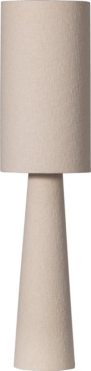 WOOOD Loft Tafellamp - Metaal/Bouclé - Naturel - 90xØ22 cm