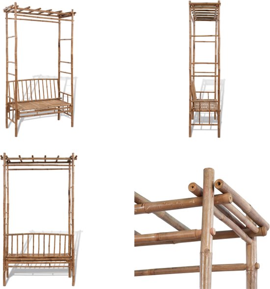 VidaXL Pérgola con jardinera de madera 162x56x204 cm | Leroy Merlin