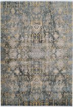 Lalee Orsay | Modern Vloerkleed Laagpolig | Grey Yellow | Tapijt | Karpet | Nieuwe Collectie 2024 | Hoogwaardige Kwaliteit | 80x150 cm