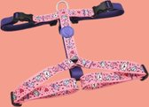 Morso Harnais pour chien H-Harness Recyclé Sweet Tweet Rose