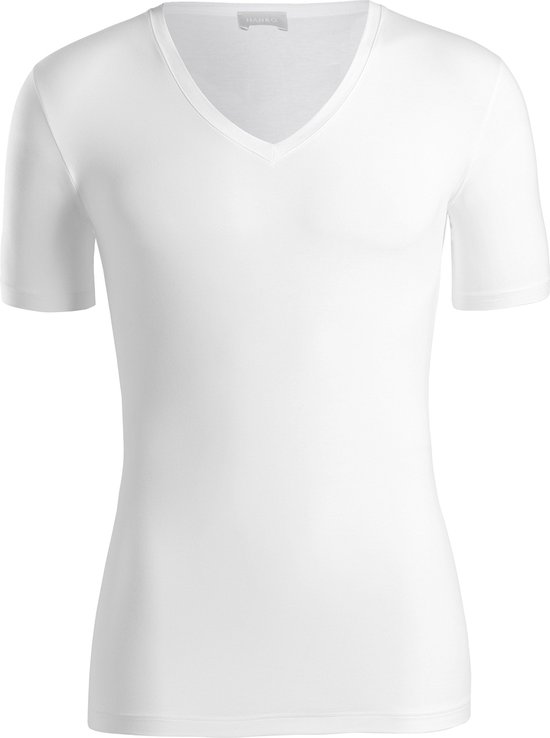 Hanro Cotton Superior T-shirt V-hals - Blanc - 073089-0101 - S