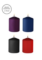 Ouch! by Shots - Tease Candles - Mix - 4 Pieces - Multicolor