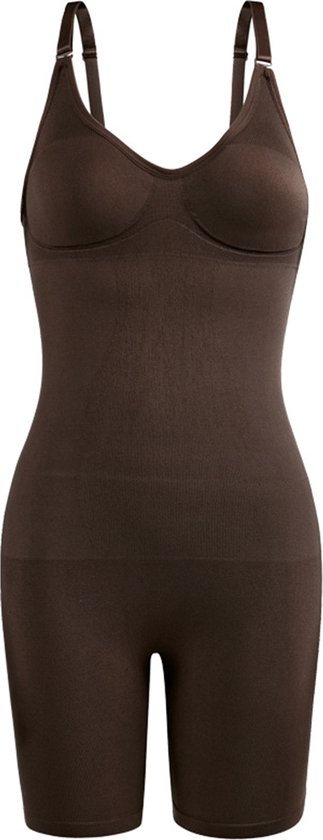 Full body shaper - Bruin - shaping wear - shapers - bodysuit - slanker - strakker - shape wear - butt lifter - lifting - spandex - nylon