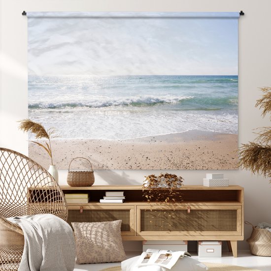 Tapisserie - Toile murale - Plage - Water - Turquoise - 180x135 cm - Tapisserie