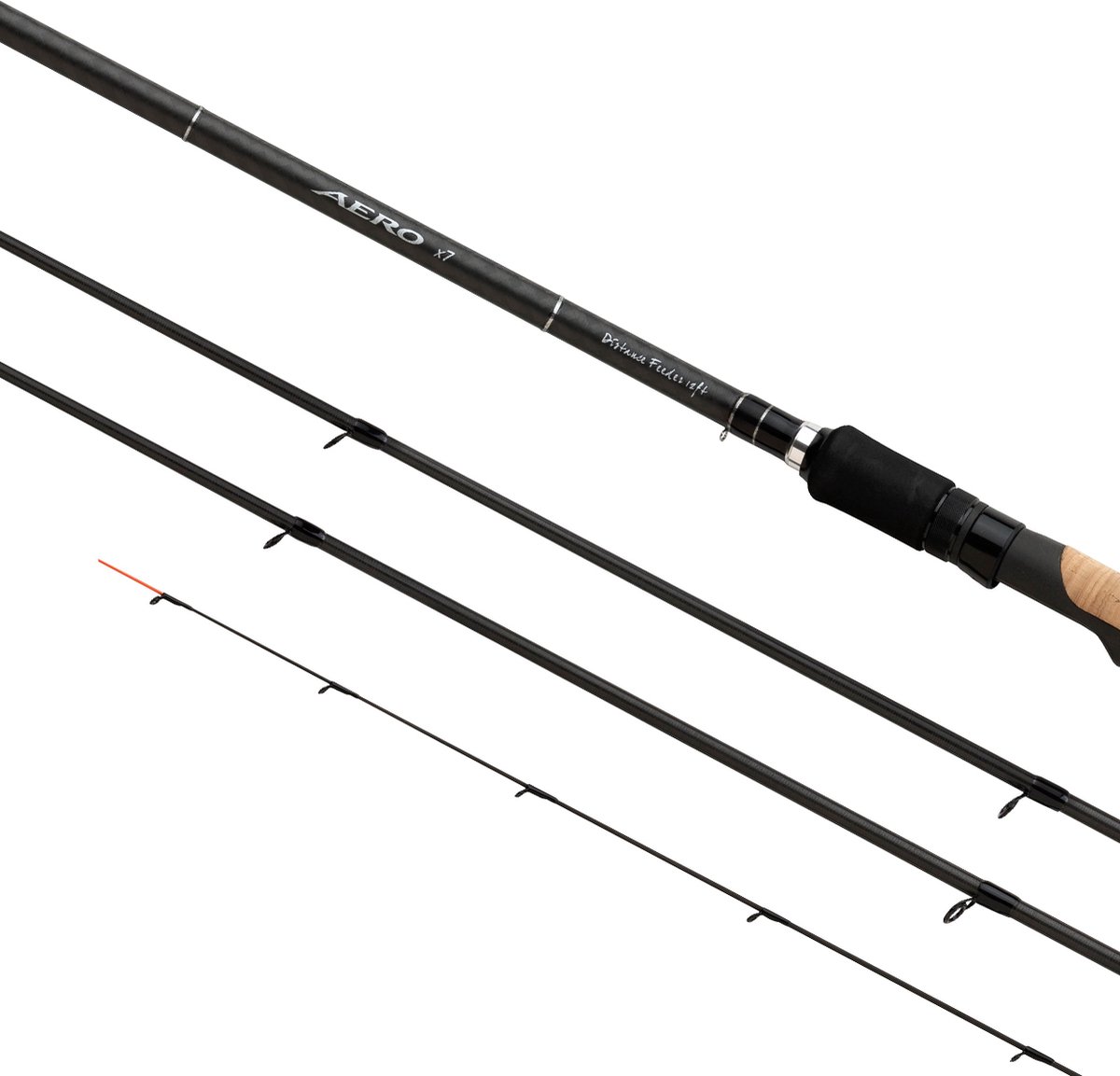 Shimano Fishing Aero X7 Distance Feeder Karperhengel Beige,Zwart 3.66 m / 90 g