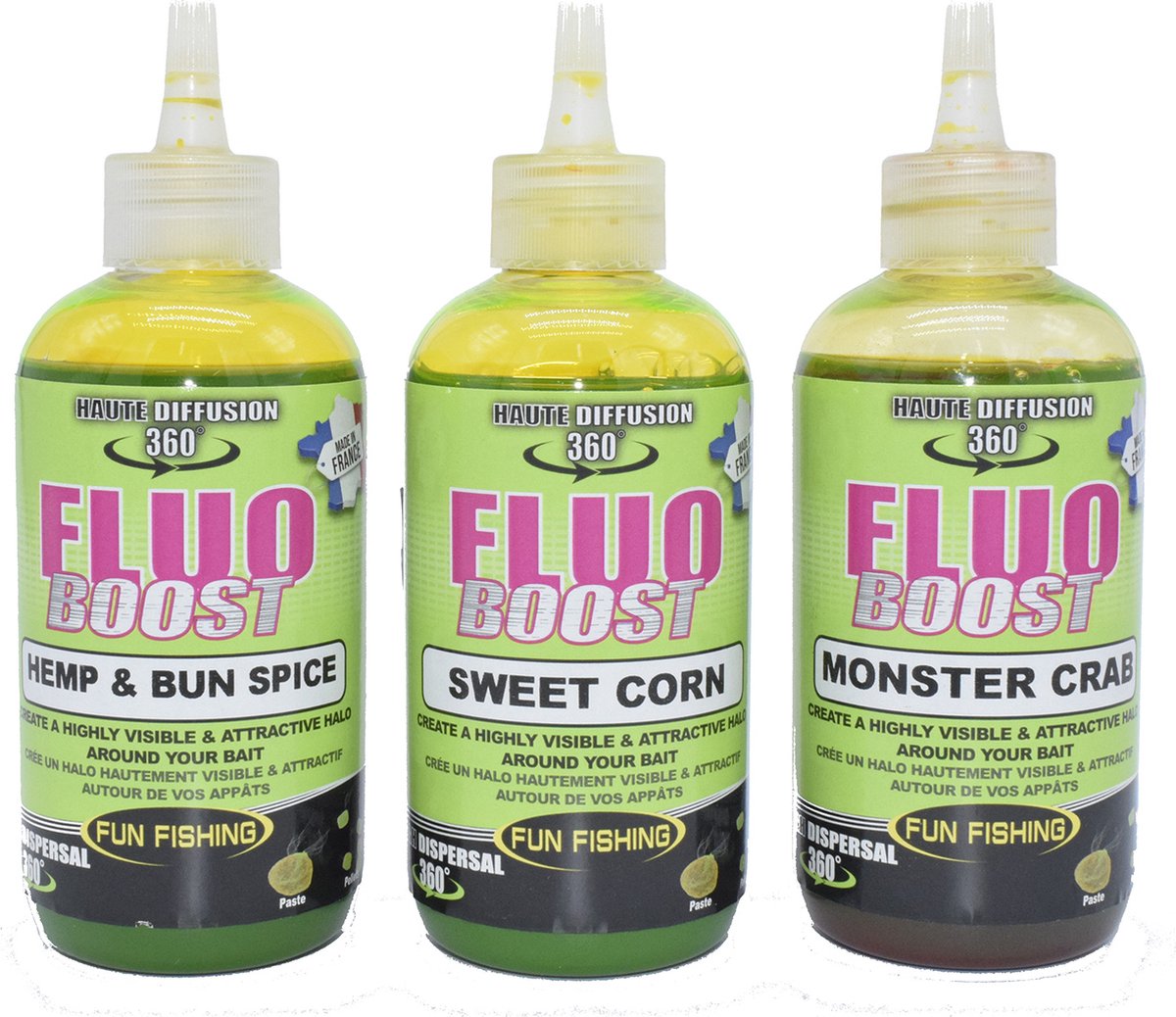 Fun Fishing - Kleurstof Fluo Boost 360° - 200ml - Fun Fishing