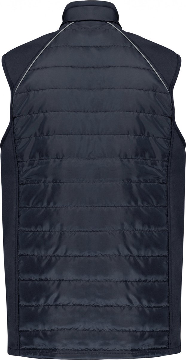 WK. Designed To Work Bodywarmer Day To Day in twee stoffen WK606 - Navy / Silver - 5XL