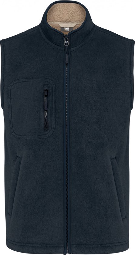 Bodywarmer Unisex S WK. Designed To Work Mouwloos Navy 100% Polyester