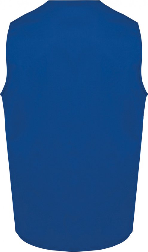 Gilet Unisex M WK. Designed To Work Mouwloos Royal Blue 65% Polyester, 35% Katoen