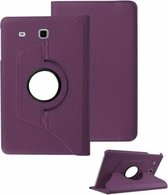 Draaibaar Hoesje - Rotation Tabletcase - Multi stand Case Geschikt voor: Samsung Galaxy Tab E 8.0 inch T375 T377 SM-T375 SM-T377 - Paars