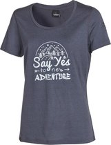 Ivanhoe t-shirt Meja Adventure voor dames - 100% merino wol - Blauw