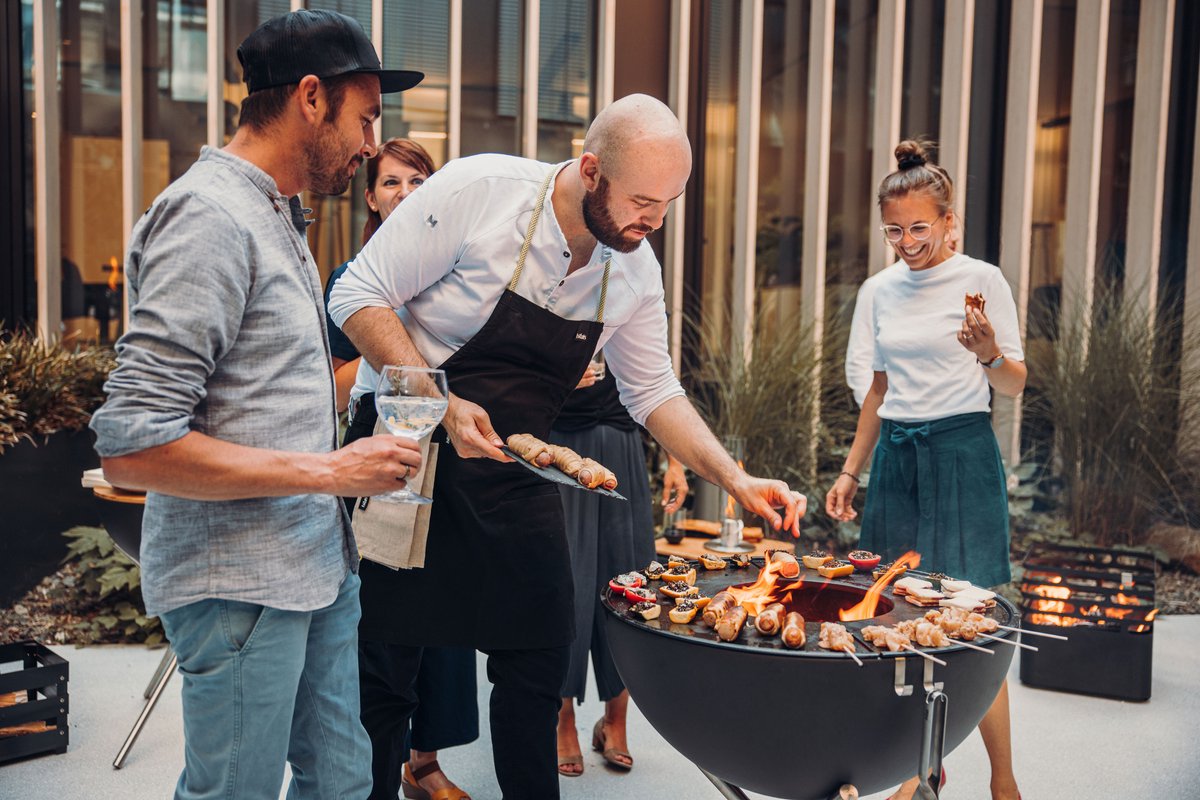 Höfats Bowl 70 Fire Bowl Plancha Set High