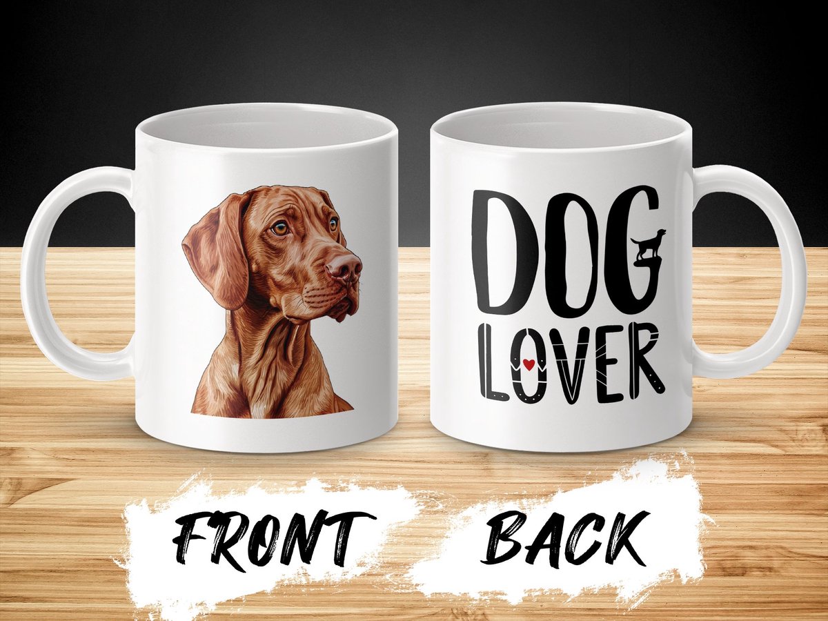 Mok Vizsla Dog / hond - dog lover