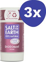 Salt of the Earth Deodorant Stick Lavendel & Vanille - Navulbaar (3x 84gr)