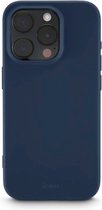 Hama Finest Feel Cover Hoesje geschikt voor Apple iPhone 15 Pro - TPU materiaal - Zijdezacht afwerking - Krasbestendig - Perfecte Pasvorm - Blauw